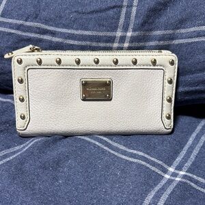 Michael Kors Cream Studded Wallet